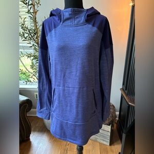 Women's THE NORTH FACE Purple HOODED Pullover HIKING Outdoor SPORT HOODIE  XL